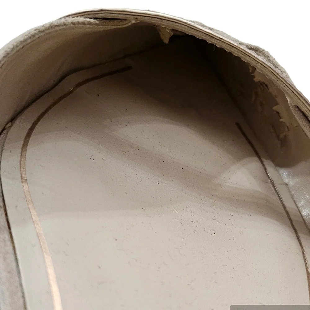 Enzo Angiolini Carmel & Rose Gold Leather Upper Ballet Flats Size 9.5 M - Picture 11 of 12